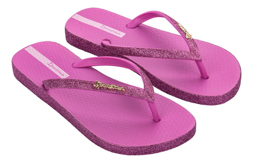 Chinelo De Dedo Feminino Ipanema Maxi Glow Glitter 27000