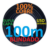 Cabo Rede Cat5e 100m Cobre Ftp Externo Dc Blindado Multitoc