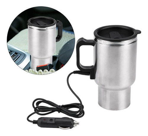 Termo Calentador De Agua Cafe 12v Para Auto.