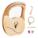 Pegatina Lyre Harp Lyre Box Strings, Púas Musicales, Llave D
