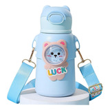 Termo Botella Agua Niños Escolares Acero Inoxidable Kawaii2.