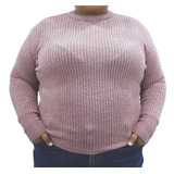 Tricot Cacharrel Blusa Manga Comprida Feminina Gola Baixa