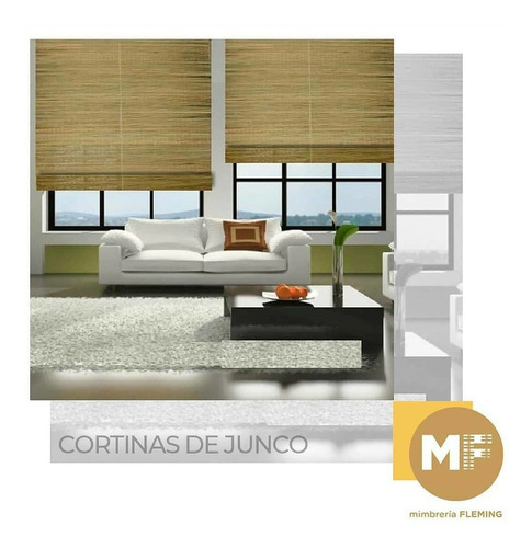 2 Cortinas De Junco De 1,10x2,00