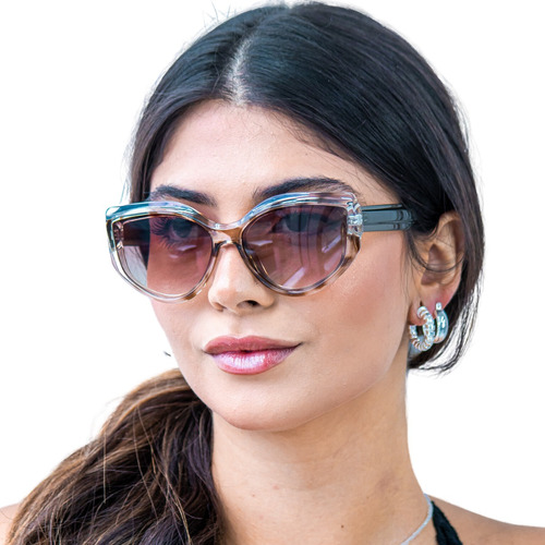 Óculos De Sol Feminino Aurora Modelo Gatinho Retrô | Doha