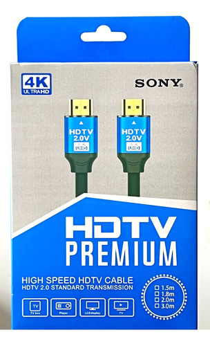Cable Hdmi Hdtv Premium 4k Ultra Hd Compatible Con Ps4 Ps5