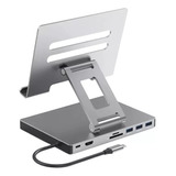 8 Em 1 Hub Usb C Docking Station Hdmi 4k Soporte Para iPad