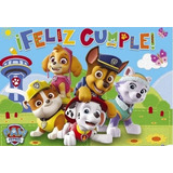 T Cotillón Paw Patrol 30 Chicos ,piñata,vaso,mantel