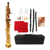 Instrumento Musical, Saxofón Soprano, Tubo Recto, Tecla En S