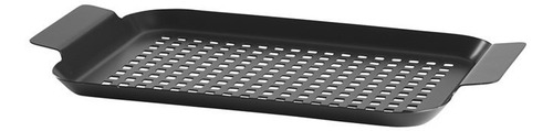 Plancha Grill Acero 33x18 Parrilla Cocina Verduras Pescado 