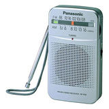 111 Panasonic Rf-p50d Radio De Bolsillo Am/fm Plata Rf-p50d