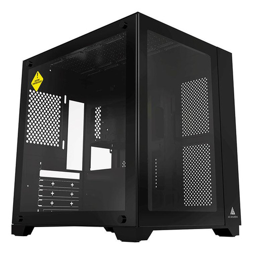 Gabinete Gamer Acegeek Aquarium M345, Mid-tower Lat De Vidro