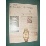 Publicidad Clipping Relojes Omega Todos Los Tiempos Omega
