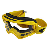 Óculos Goggle Oakley O Frame Mx Moto Yellow/lente Clear