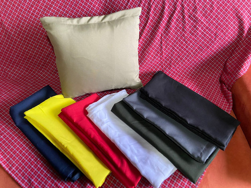 Kit 8 Capas Para Almofada 45x45 Varias Cores Zíper Embutido