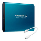 Disco Solido Ssd Externo Portátil 64tb Usb Tipo C Color Azul