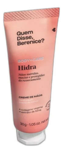 Quem Disse Berenisse Idra Creme Hidratante P/mãos 