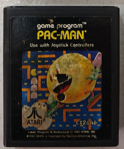 Atari 2600 Juego Pacman Funcionando