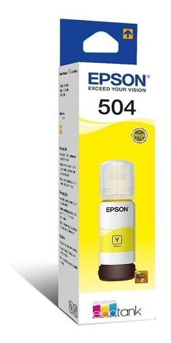 Tinta Epson 504 Amarillo Eco Tank  L4260 L6270 L6191 L6171 