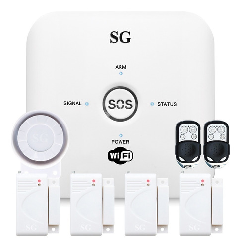 Alarma Wifi Gsm App Tuya Smart Google Home Internet Cel Casa