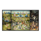 Cuadro Canvas El Jardin De Las Delicias Bosch 70x125 M Y C