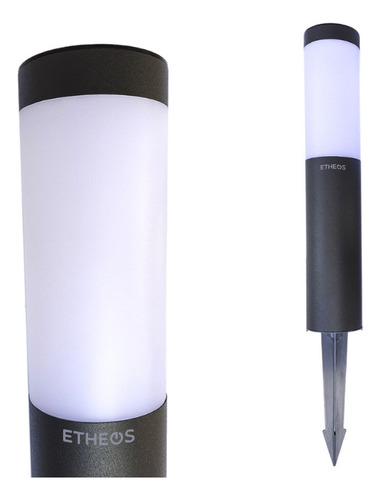 Estaca Led Farol Jardin Recargable Solar Luz Calida 10 Hs