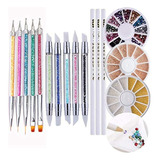 Nail Art Tools  Juego De 23 Pinceles Acrílicos Para Uñas