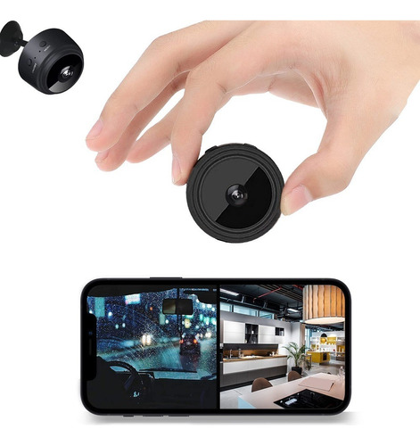 Mini Câmera Espiã Grava Vídeo Escuta Áudio Monitora Celular