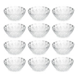 Jogo 12 Potes Para Sobremesa Bowls Tigelas De Vidro 350ml Ki