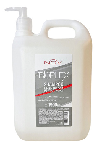 Shampoo Nov Bioplex Shampoo Bioplex Regenerador Bidon De 1900ml De 2kg Por 1 Unidad