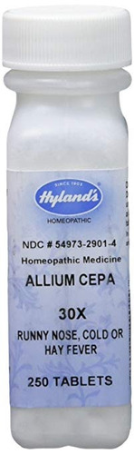 Nariz Que Moquea Natural Homeopática De Allium Cepa 30x Tabl
