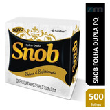 Guardanapo Papel Folha Dupla Snob Atacado Kit 500 Fls 23x23