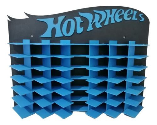 Organizador/exhibidor Hotweels Azul/negro 36 Espacios