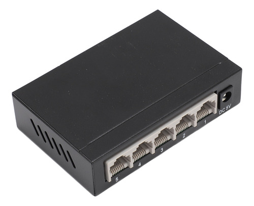 Plugue Divisor Gigabit Ethernet De 5 Portas Do Hub De Rede