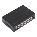 Plugue Divisor Gigabit Ethernet De 5 Portas Do Hub De Rede