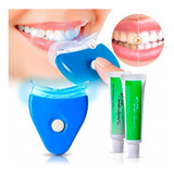 Blanqueador Dental White Light Cremas + Luz Led + Montura