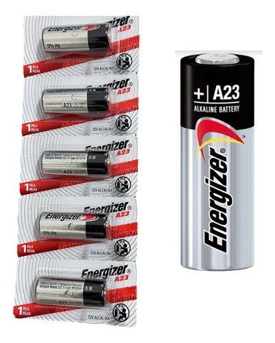 Pilha Bateria Alcalina A23 12v Energizer Para Controle C/5