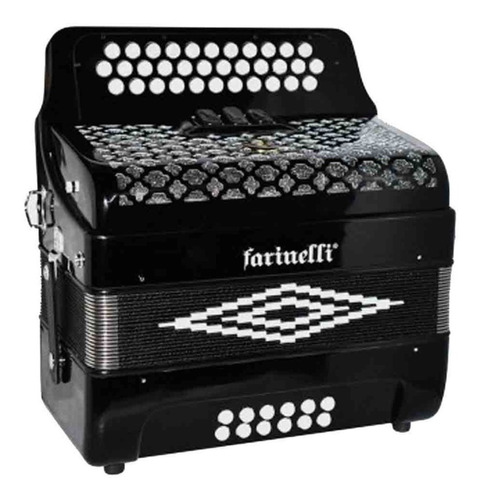 Farinelli 3412fan Acordeon Fa 34 Botones 12 Bajos 3 Reg Full