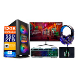 Pc Gamer Ryzen 7 5700g, 2tb, 32gb 700w + Monitor 23.8p 165hz