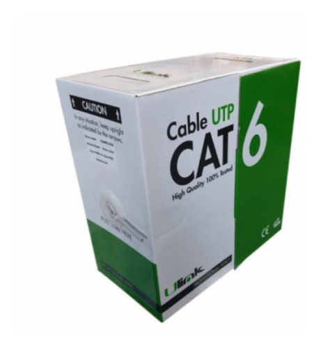 Caja 100 Mts De Cable De Red Utp Cat 6