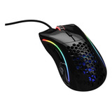 Ratón Gamer Glorius Modelo D Honeycomb Negro