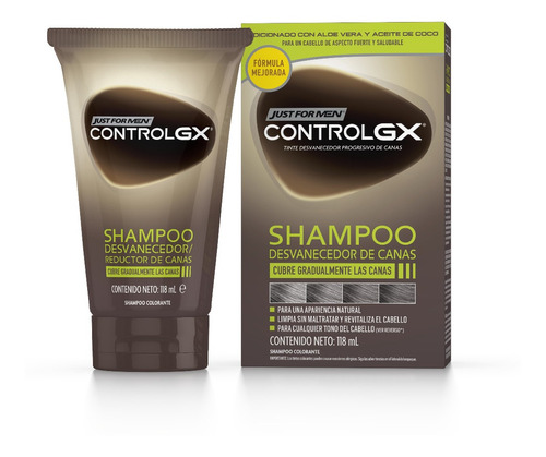 Just For Men Shampoo Control Gx Cubre Progresivo Canas