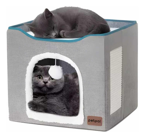 Cama Casa Iglu Para Mascotas Gato Comodo Suave G1