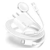 Cargador De Apple Watch, Cargador Usb C Rápido 2 En 1 Mejora