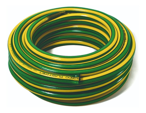 Manguera Jardin De 1/2 15 Mts Pvc Ind Argentina Plastimet Color Verde Y Amarillo