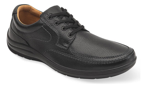 Zapato Casual Confort Caballero Negro Piel Flexi 97905