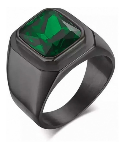 Anillo Time Stone Piedra Verde Infinity Stones Poppe