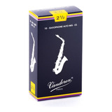 Cañas Para Saxo Alto Vandoren 2 ½ Sr2125 (10 Unidades)