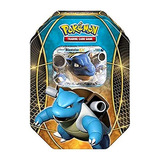 Juego Pokemon Blastoise Ex Power Trio Tarjeta De Estaño