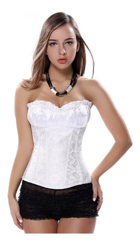 Corset Victoriano Reduce Cintura Faja Modelador Vintage 2