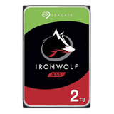 Hd 2tb Seagate Ironwolf Nas Backup Pc Sata 6gb/s St2000vn003 Cor Prata